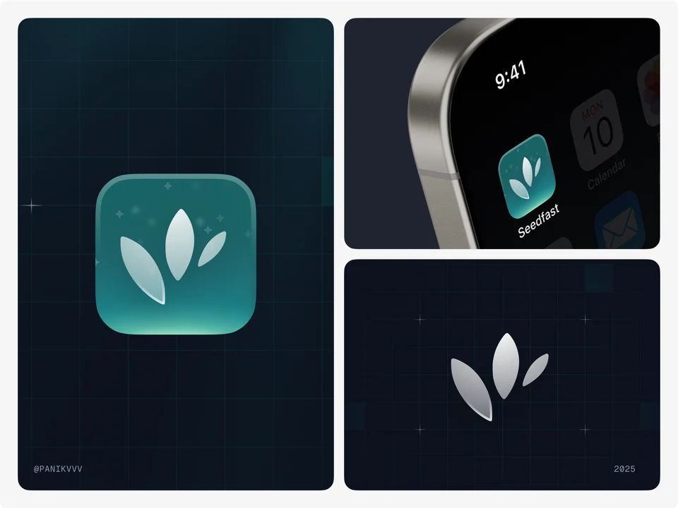 Mobile application logo design
